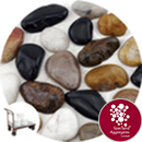 Chinese Pebbles - Polished Mixed Colour - Click & Collect - 2694